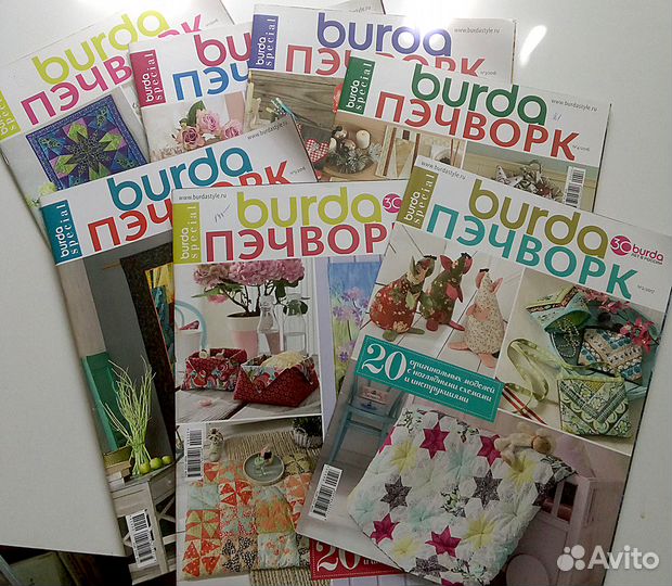 Журналы Бурда печворк 14,15,16,17 годы