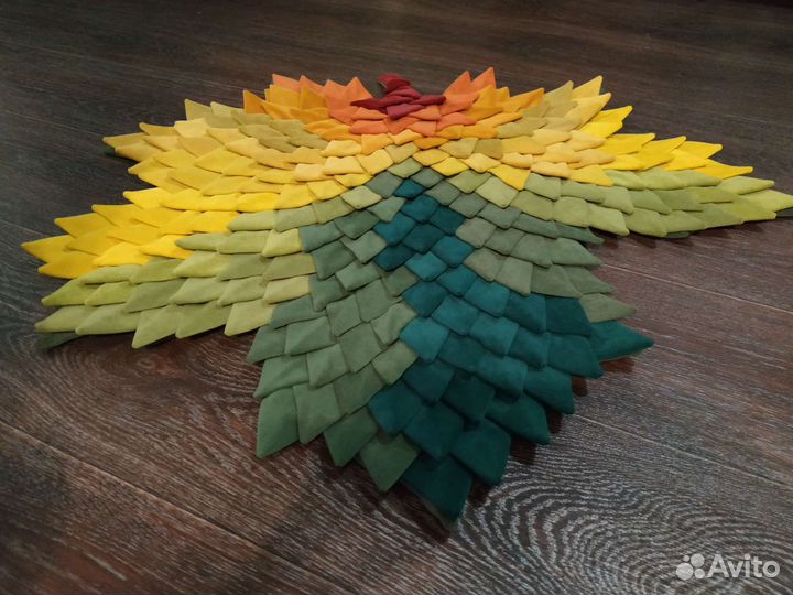 Декоративный коврик из ткани