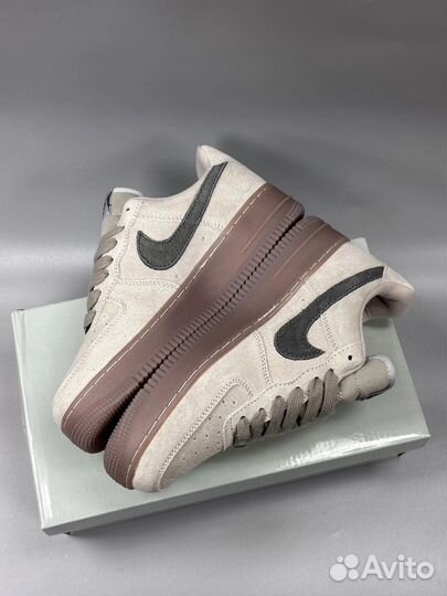 Кроссовки N1ke air force 1 grey