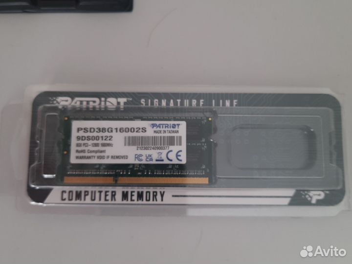 Оперативная память ddr3 8gb samsung, patriot