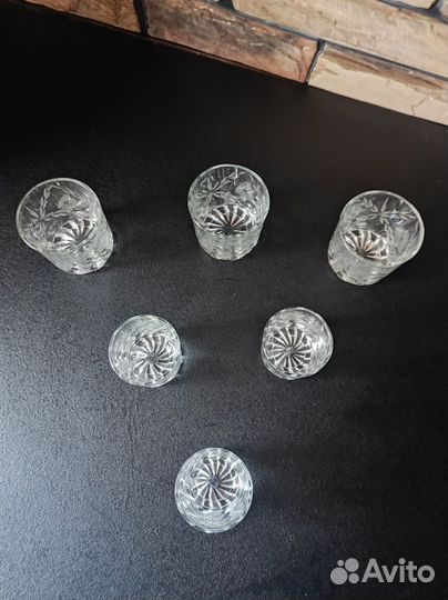 Стопки хрустальные СССР