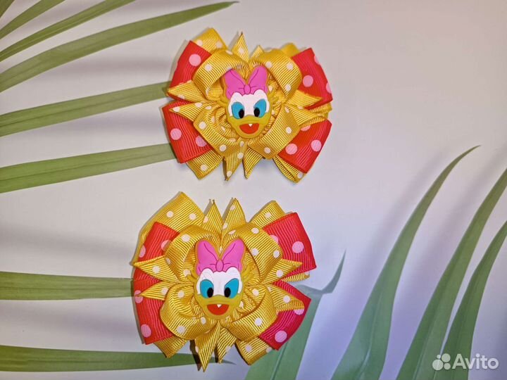 Бантики для волос ручной работы