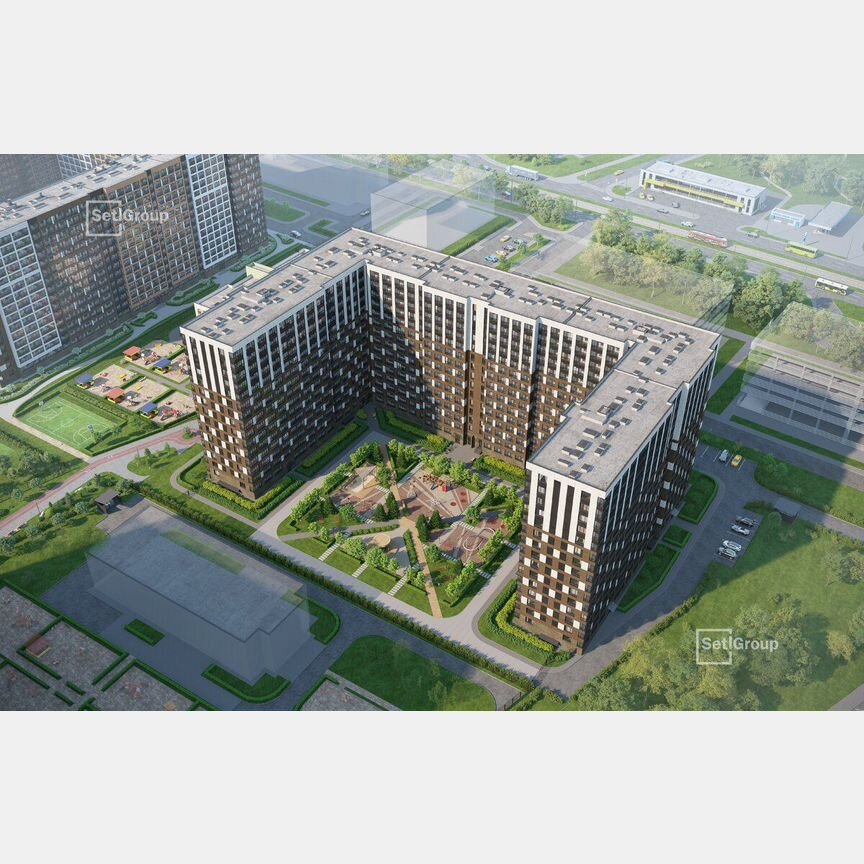 3-к. квартира, 91 м², 1/20 эт.
