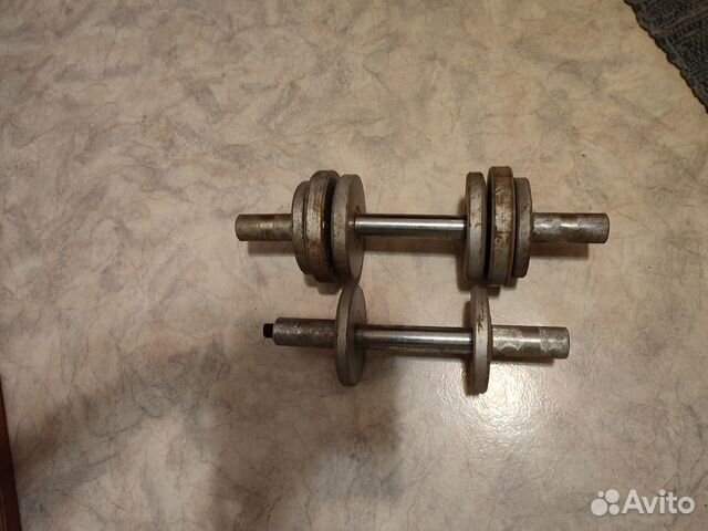 Гантели разборные бу СССР купить в Тюмени | Хобби и отдых | Авито