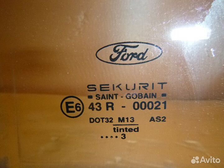 Стекло двери задней левой ford mondeo III 2000-200