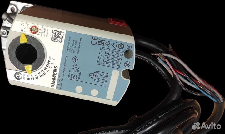 Привод воздушной заслонки siemens GLB136.1E
