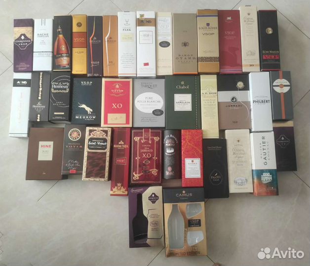 Коробка от коньяка пустая бу