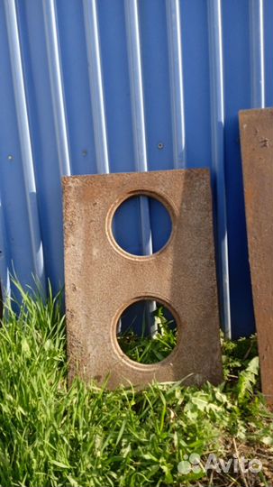 Плиты чугуные на печку