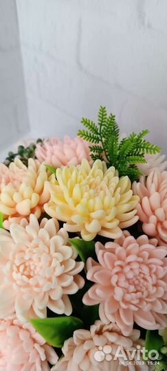 Букет цветов из мыла