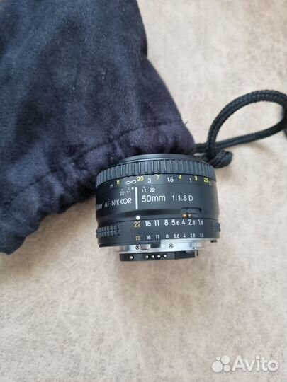 Объектив Nikon 50mm f/1.8D AF Nikkor