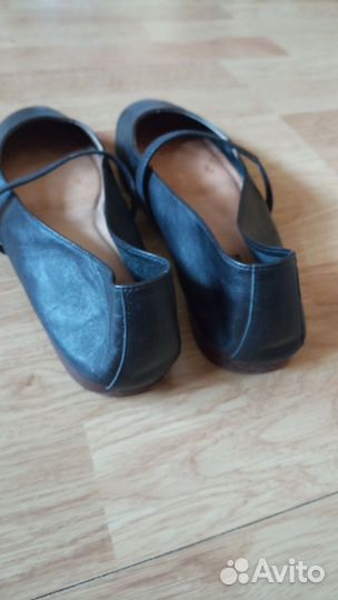 Красивые балетки с перепонкой Колготки