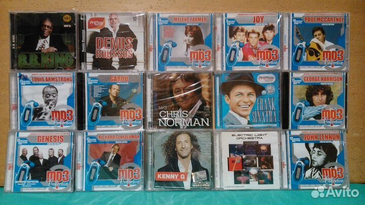 Зарубежная музыка в формате мп3 (MP3) на CD