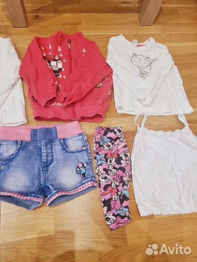 Детские вещи на девочку пакетом 86 92