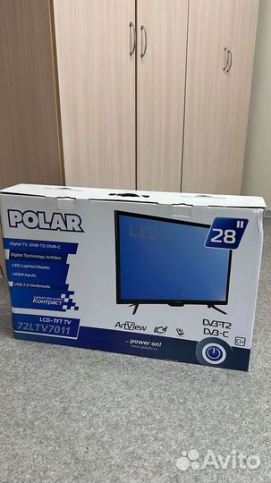 Телевизор новый 28 дюйма
