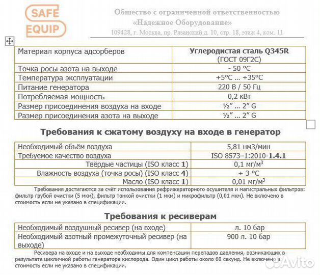 Генератор азота GN-128