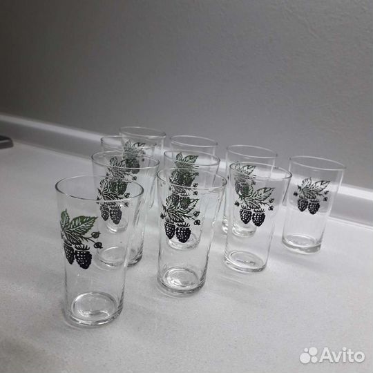 Рюмки СССР Тверис ягоды