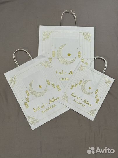 Крафт пакеты с ручками