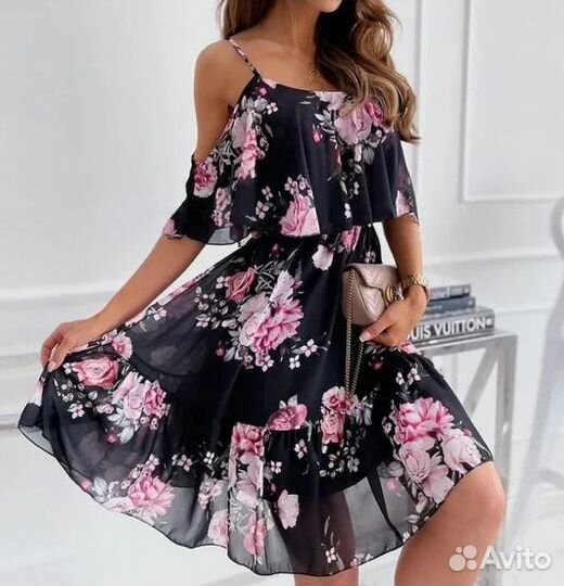 Платье 44-54р, 2 цвета