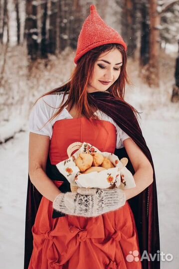 Костюм красной шапочки взрослый