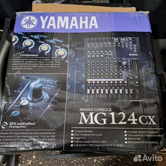 Микшерный пульт yamaha mg124cx