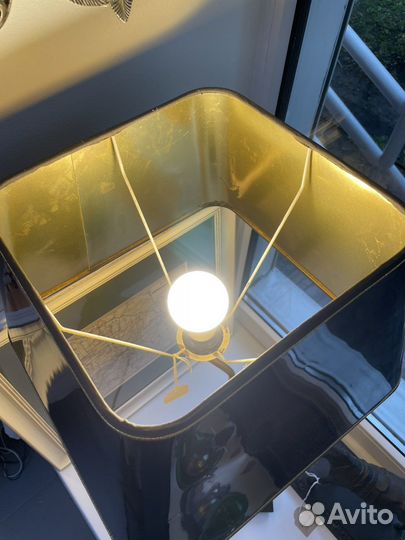 Лампа бронзовая в стиле Ар Деко