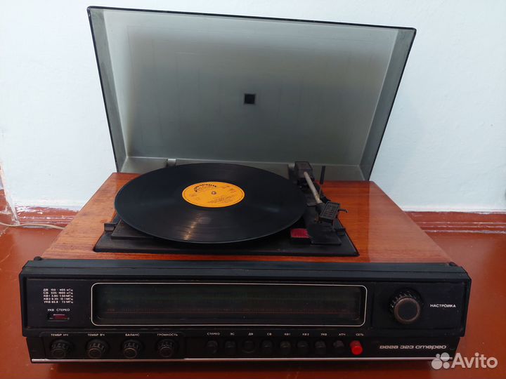 Винтаж СССР Вега 323 стерео+пл