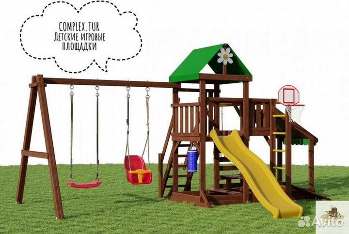 Детская площадка с гарантией 1 год