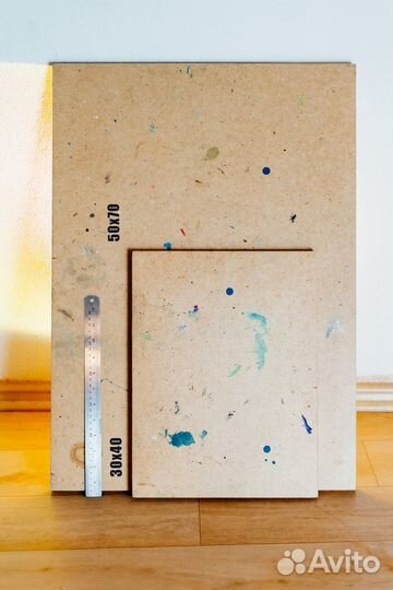 Холст(планшет) для художника 30х40 и 50х70 Б/У
