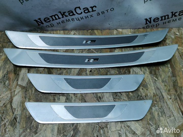 Накладка порога R-Line Volkswagen Passat Us Nms