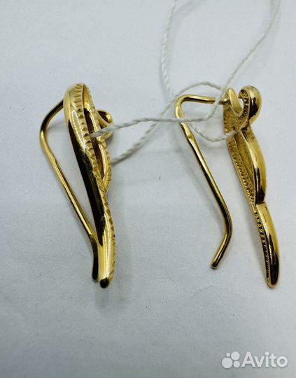 Золотые серьги