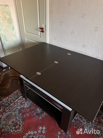 Журнальный стол-трансформер Агат Венге-Ваниль