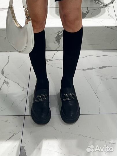 Кожаные лоферы tamaris 38