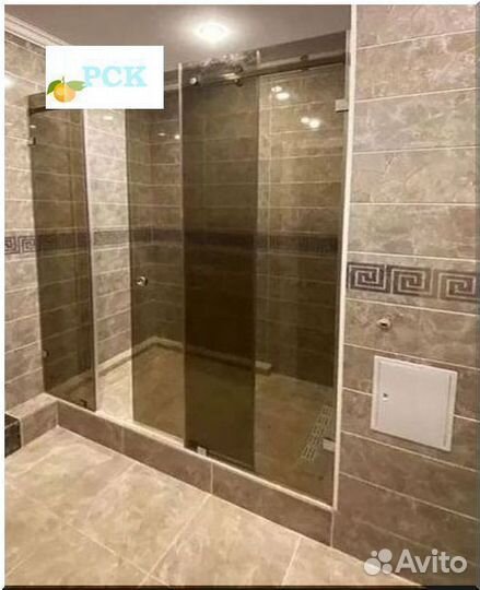 Душевая перегородка из стекла