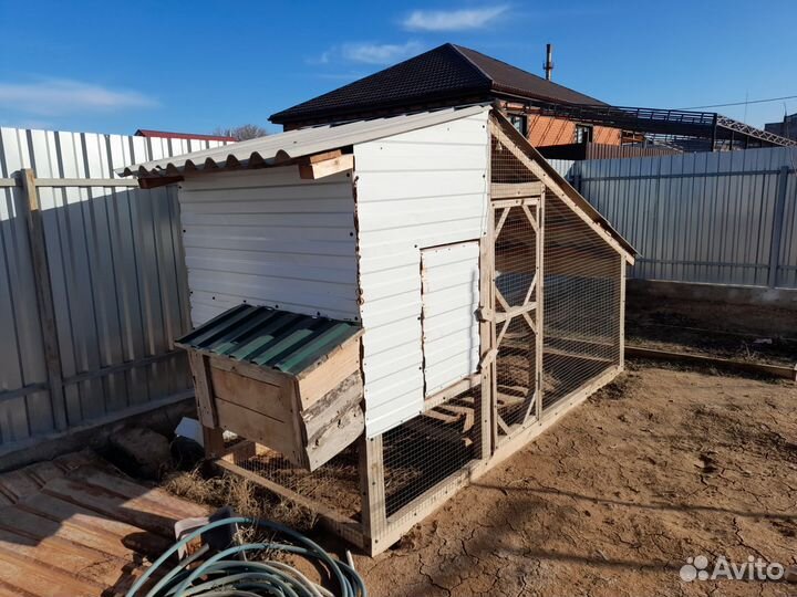 Курятник на 10 кур летний