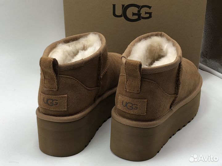 Угги Ugg Ultra Mini Platform Chestnut