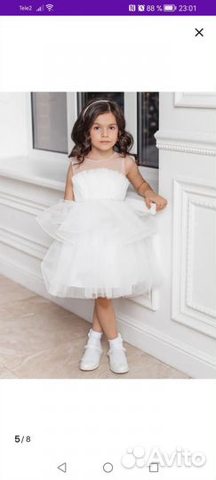 Платье выпускное 116- 122