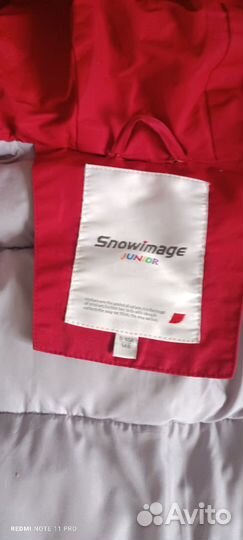 Пуховик для девочки рост 140