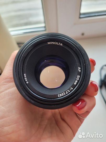 Объектив minolta 50mm 1.7