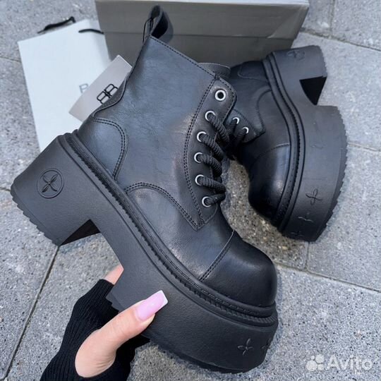 Ботинки зимние Balenciaga Натуральная кожа 40