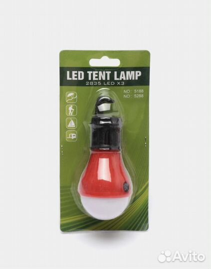 Лампа портативна, в палатку