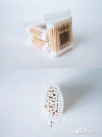 Ватные палочки бамбуковые