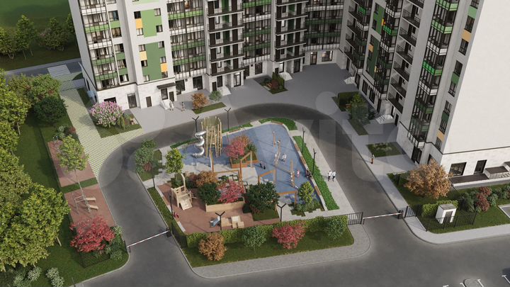 2-к. квартира, 57,8 м², 5/15 эт.