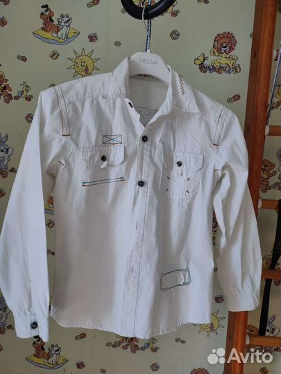 Рубашка для мальчика 9-10 лет