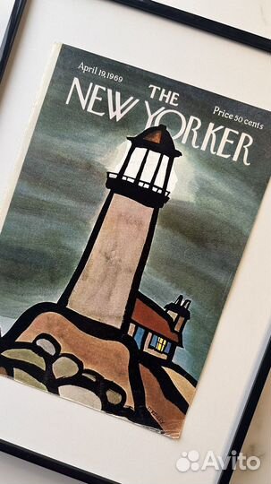 Ориг обложка The New Yorker от 19 апреля 1969