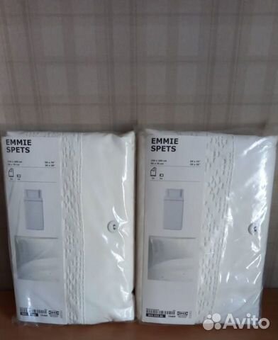 Постельное белье IKEA emmie spets- 2штуки новое