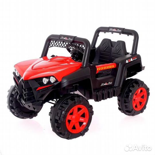 Электромобиль 'Квадроцикл', 2 мотора, цвет красный