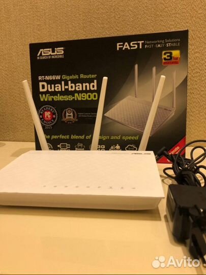 Wi-Fi asus роутер двухдиапазонный RT-N66W