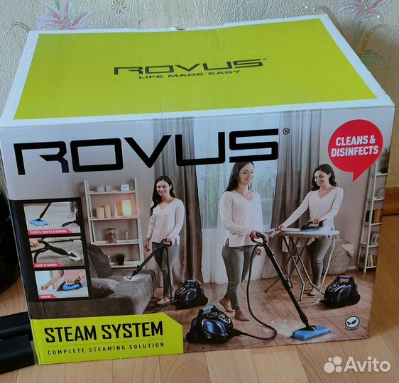 Пароочиститель rovus steam system