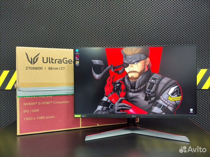 Безрамочный монитор Lg 144Гц IPS 27“