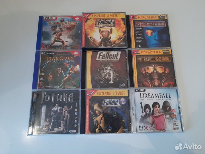 Лицензионные диски с играми для пк